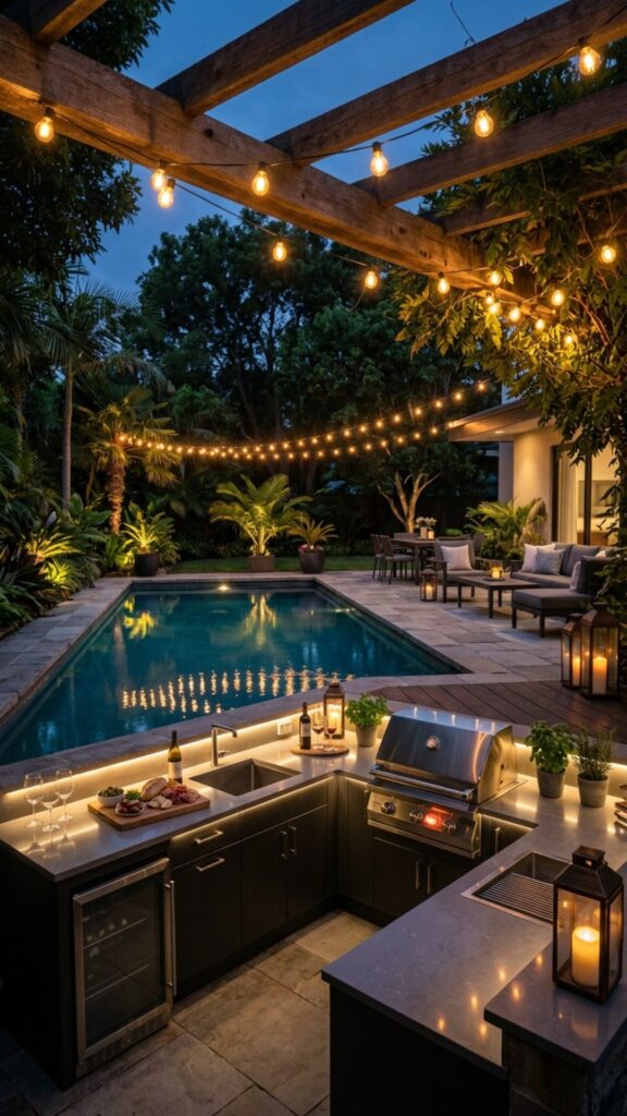 16. Add Decorative Outdoor Lighting