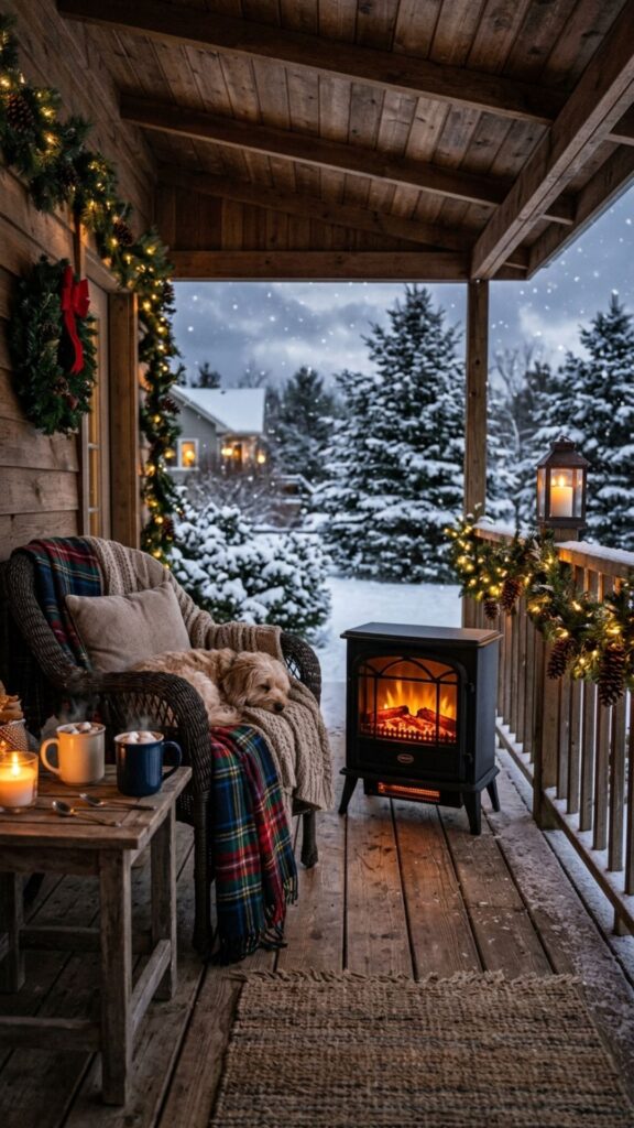 16. Add a Fireplace or Portable Heater