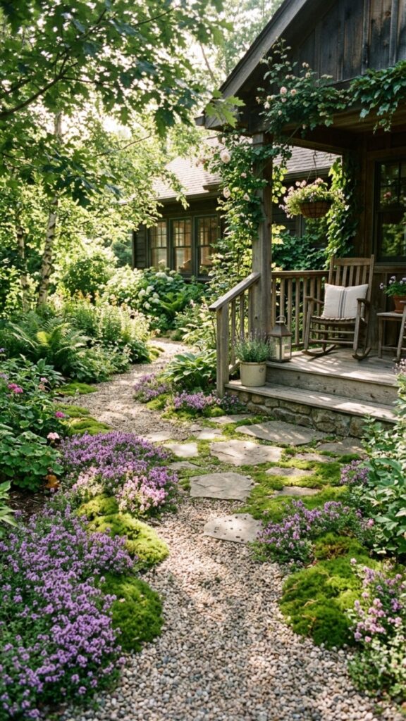 16. Blend Gravel With Ground-Cover Plants