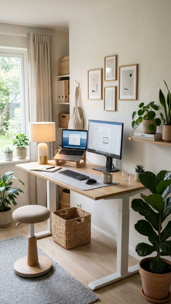 16. Create a Scandinavian Elevated Workspace