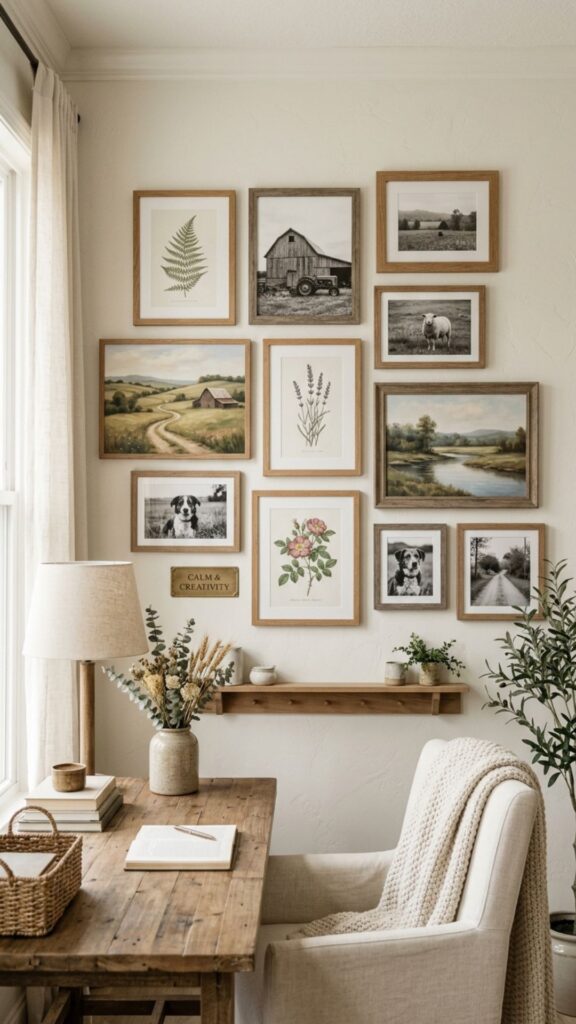 16. Display Meaningful Farmhouse Wall Art