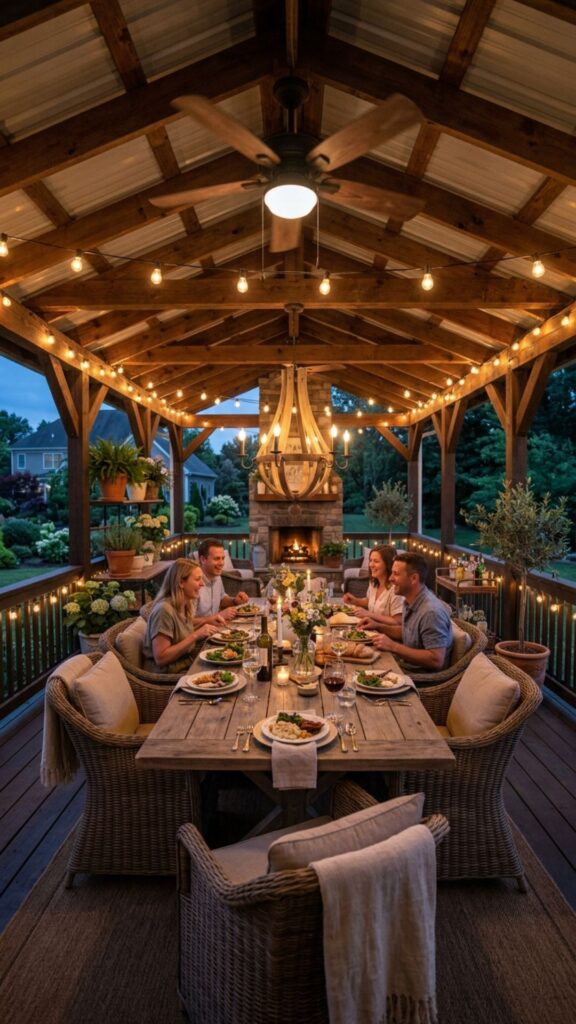 16. Extend for a Dining Area