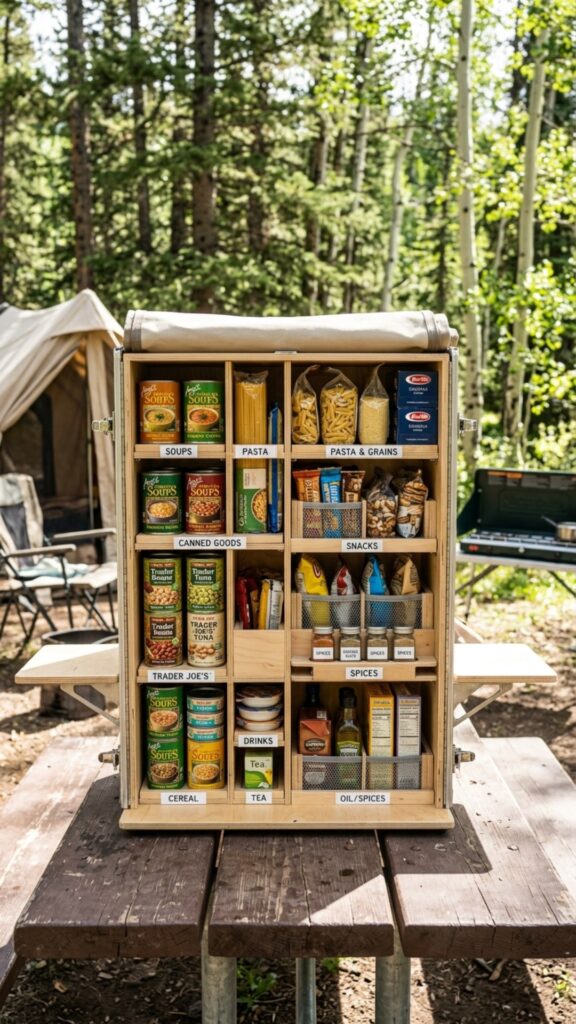 16. Fold-Out Pantry Box — Organized Dry Goods