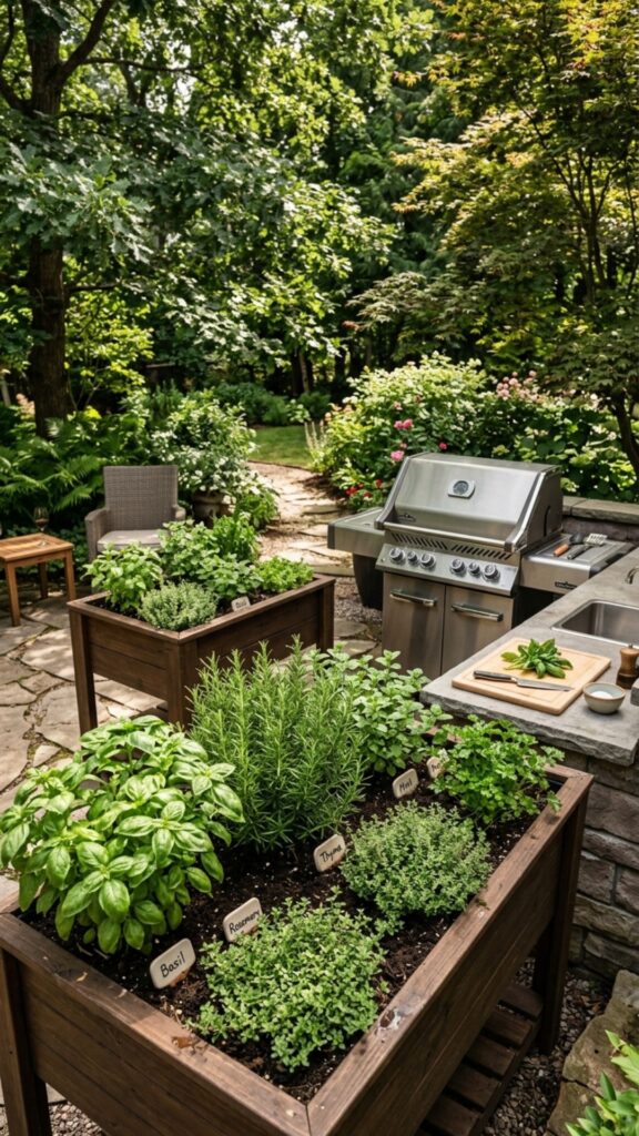 16. Incorporate a Green Herb Garden