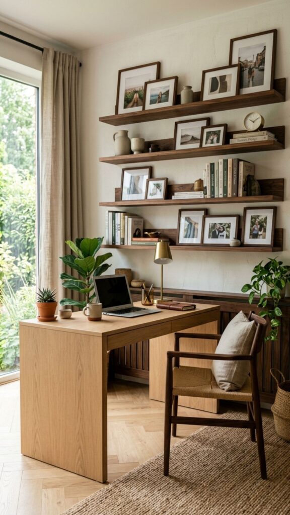 16. Mix Light and Dark Wood Tones