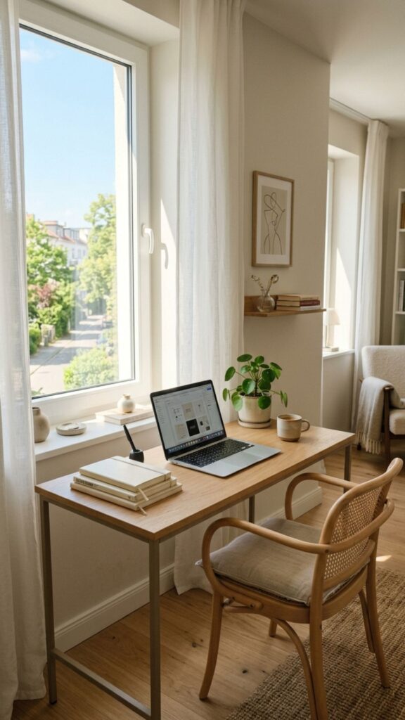 16. Position the Desk Near a Window