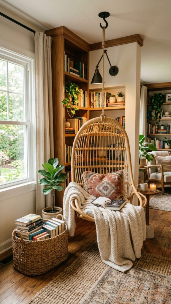 16. The Reading Nook With Built-In Storage