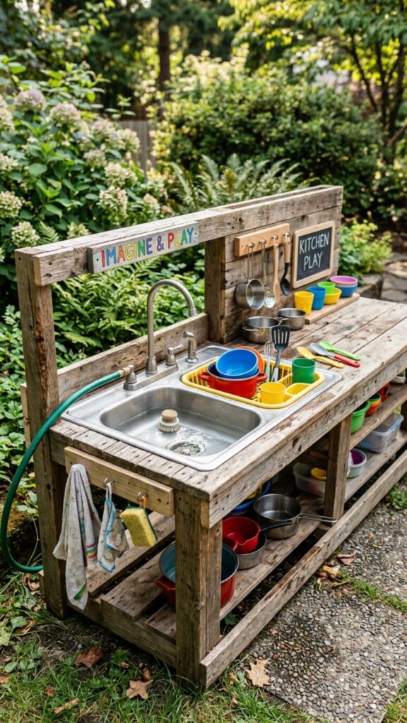 16. The Recycled Sink Basin Kitchen