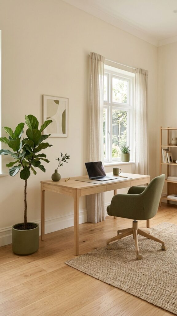16. Try a Minimalist Earth-Tone Palette
