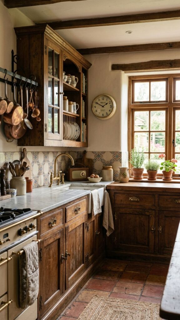 16. Vintage Style Kitchen Cabinets