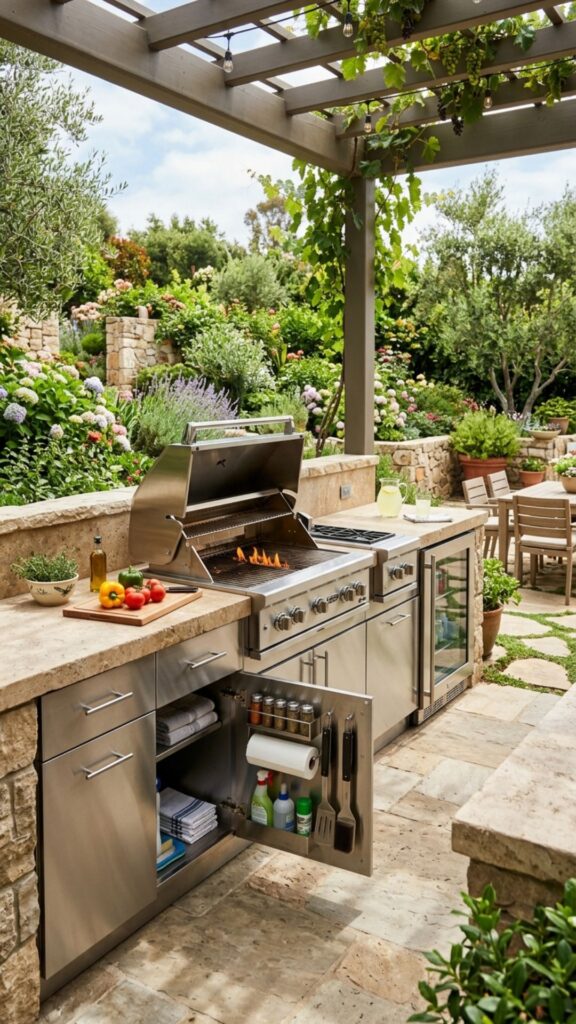 17. Add Storage With Weatherproof Cabinets