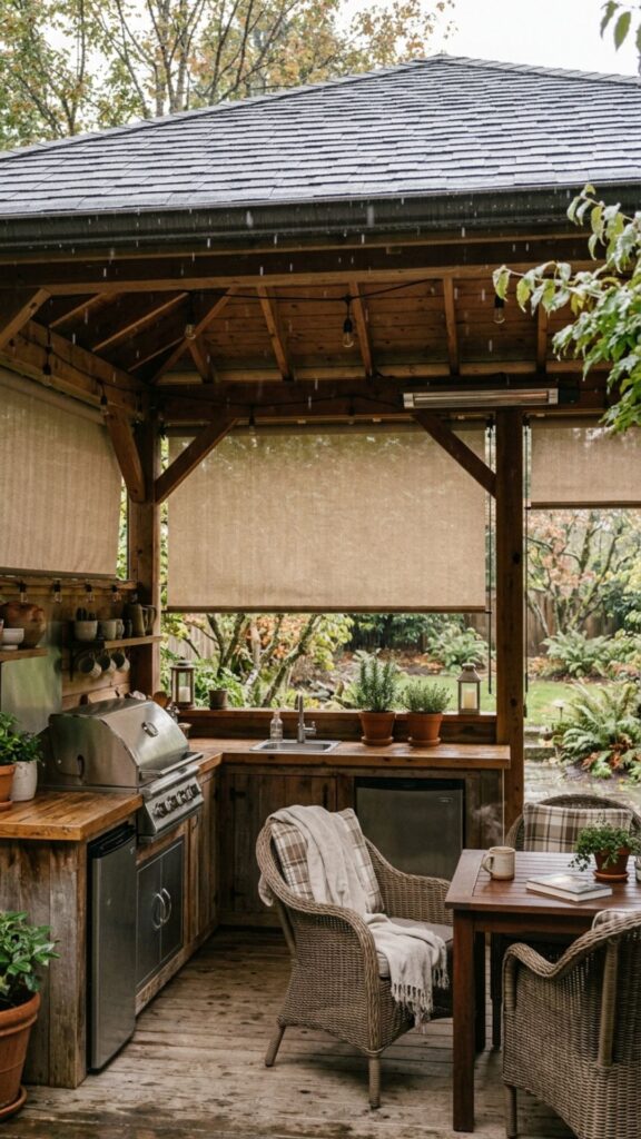17. Add Weather Protection With Shades or Screens