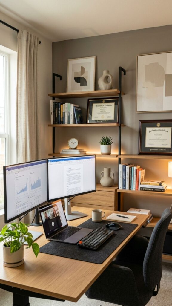 17. Add a Background Wall for Video Calls