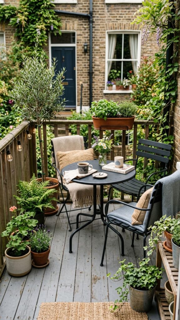 17. Add a Bistro Set for Small Spaces