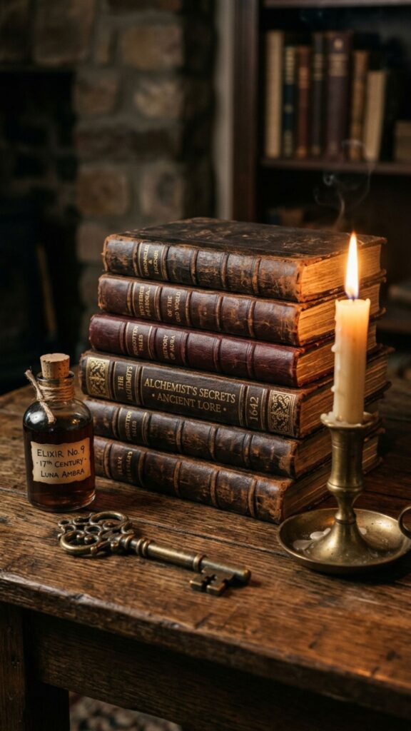 17. Aged Books and Curiosities
