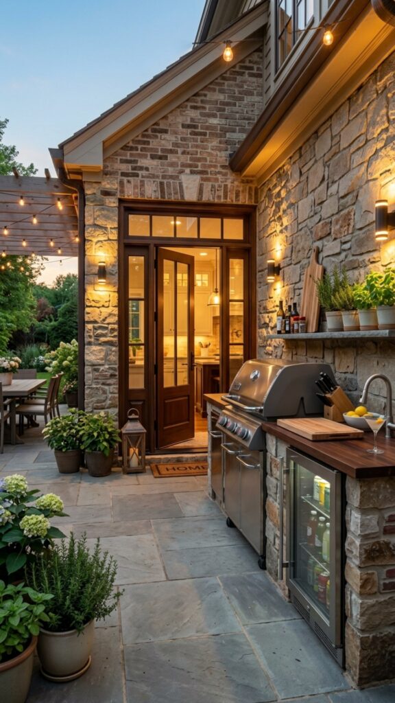 17. Build a Kitchen Beside the Back Door