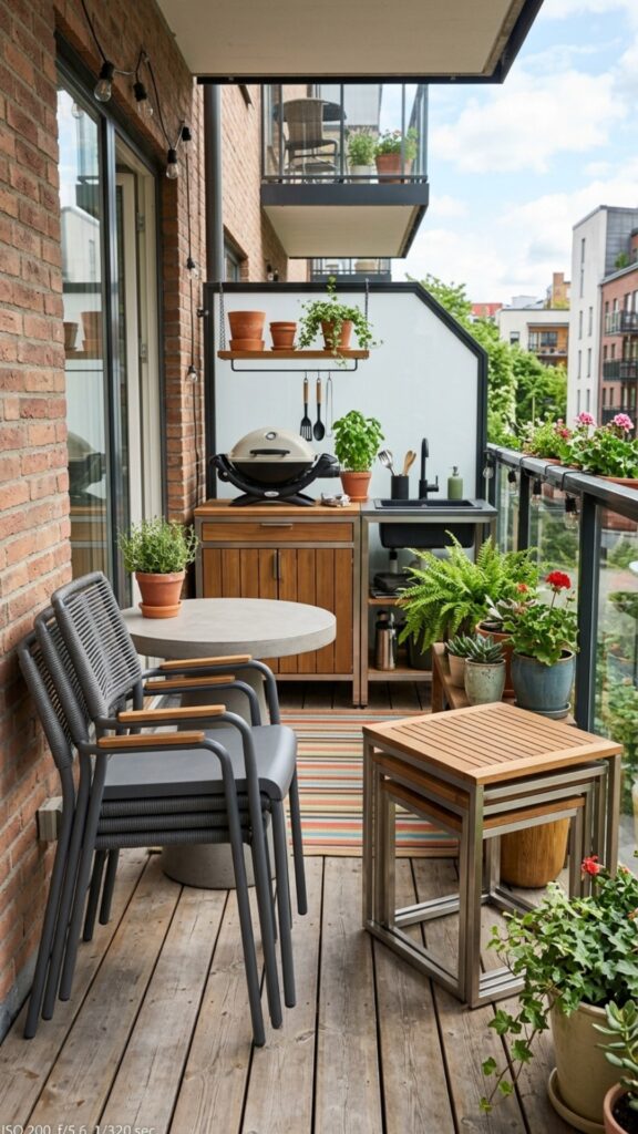 17. Choose Stackable or Nesting Furniture