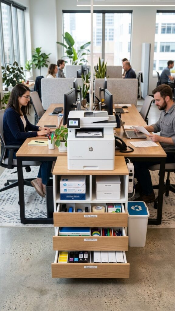 17. Create Shared Printer and Supply Storage