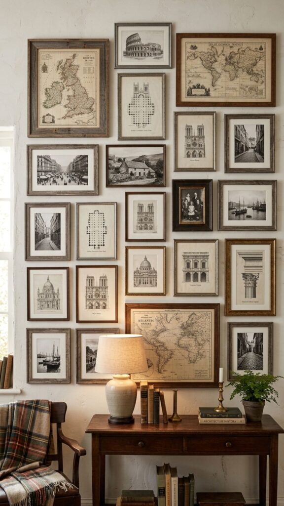 17. Create a Rustic Gallery Wall