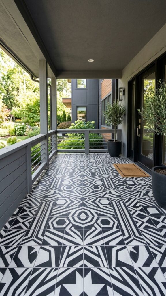 17. Frame the Entry with Trellises and Climbers
