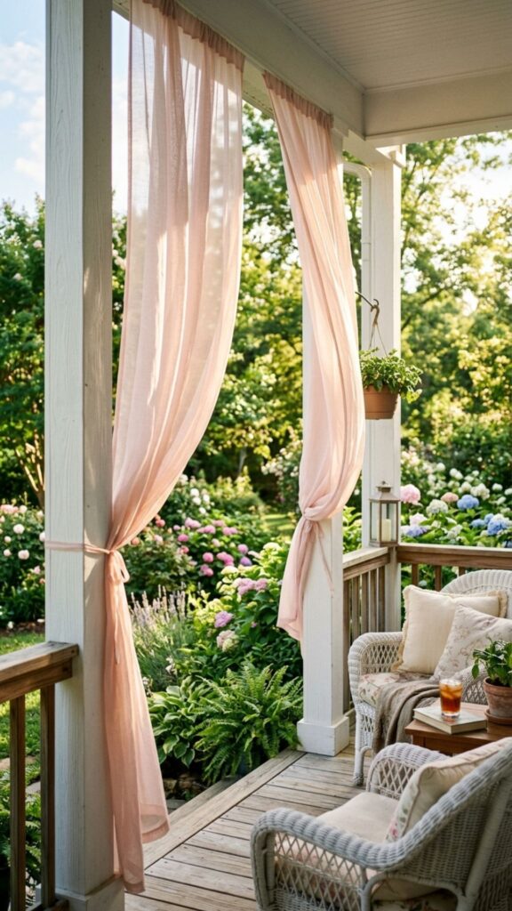 17. Hang Sheer Curtains for a Dreamy Screen