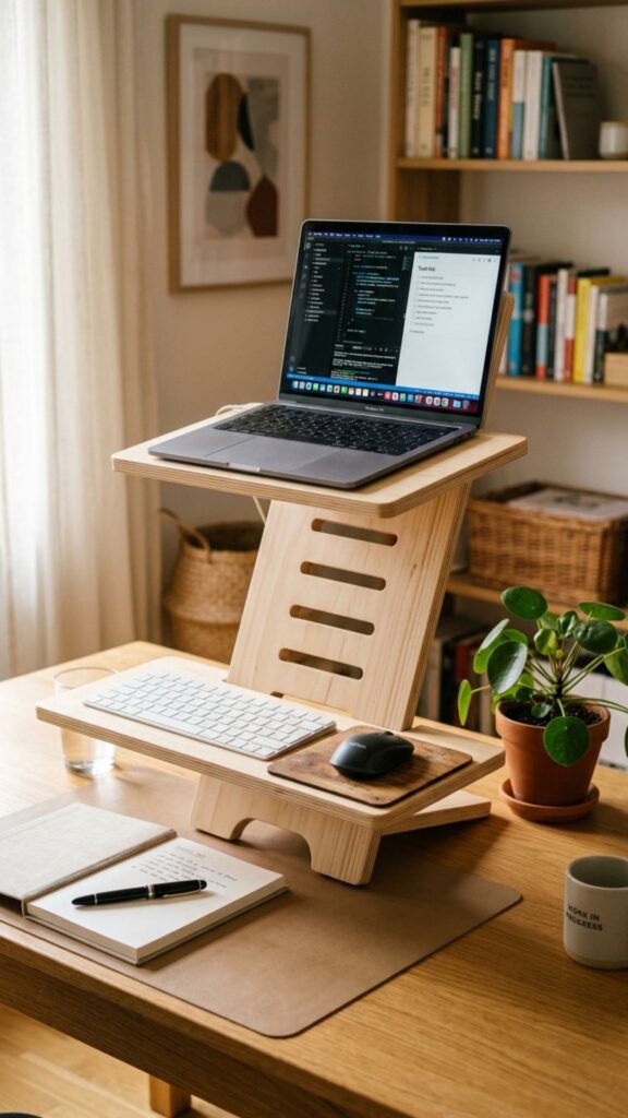 17. Make a DIY Standing Desk Converter