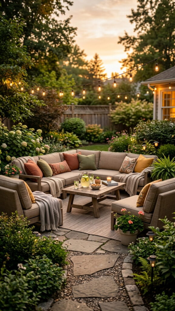 17. Plan Comfortable Lounge Seating