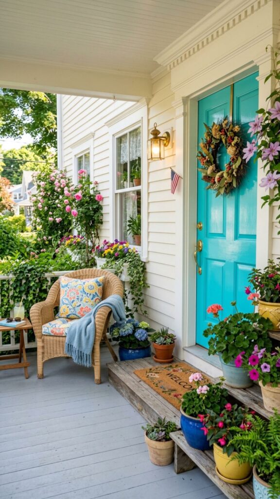 17. Refresh the Front Door With Paint
