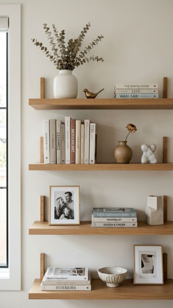 17. Style Your Shelves Carefully