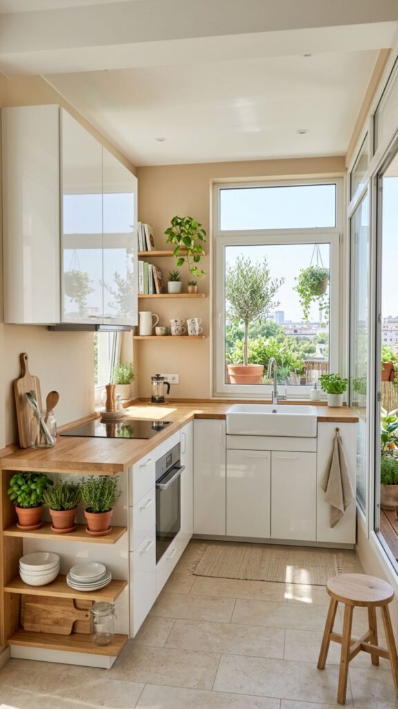 17. Use Light Colours to Make the Balcony Feel Larger