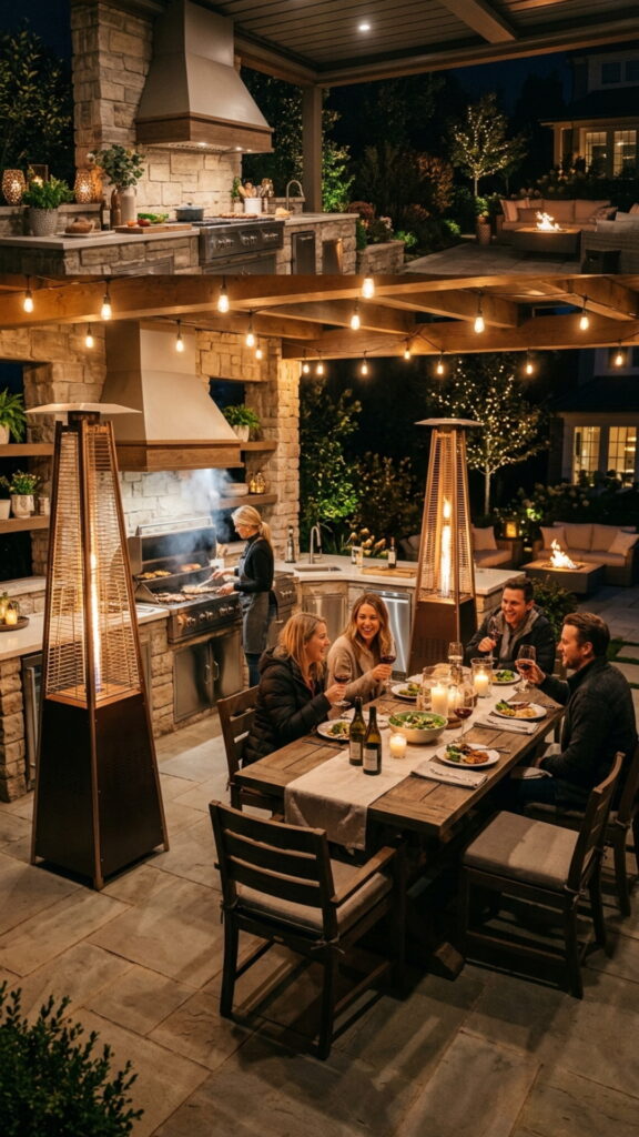 18. Add Outdoor Heating for Year-Round Use