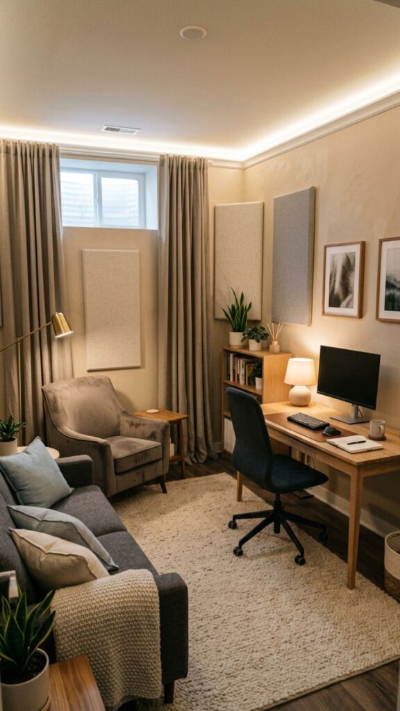 18. Add Sound-Absorbing Materials