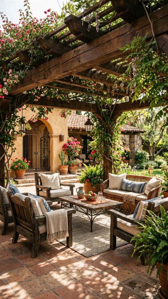 18. Add a Pergola or Ramada for Shade