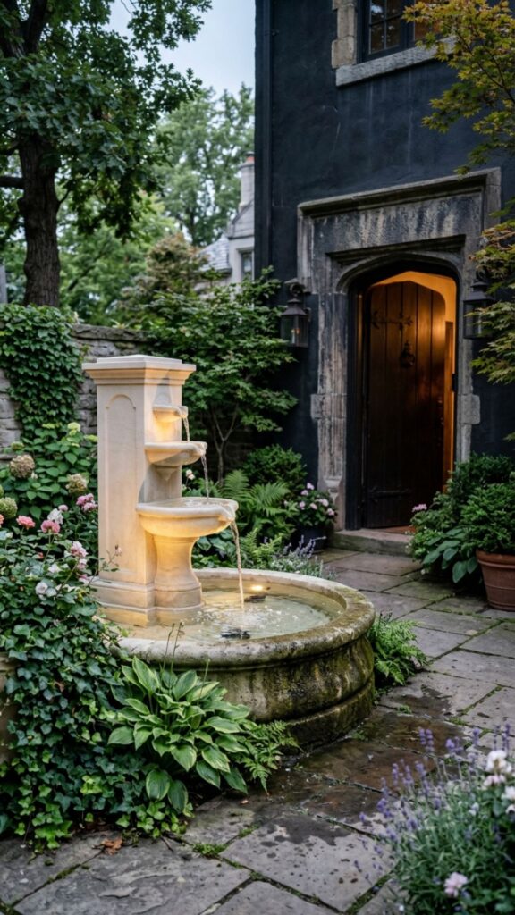 18. Add a Water Feature or Fountain