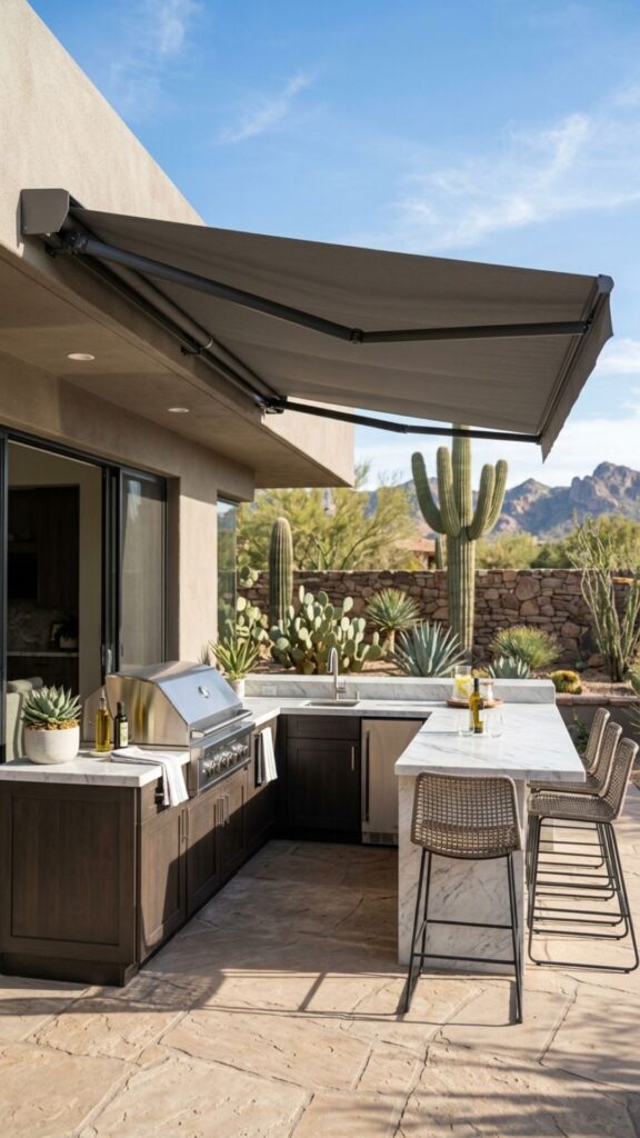18. Consider a Retractable Awning for Flexible Shade