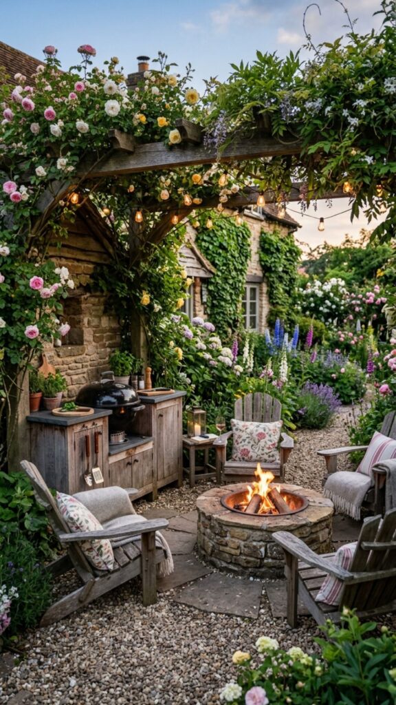 18. Cozy Cottage Nook With Compact Grill