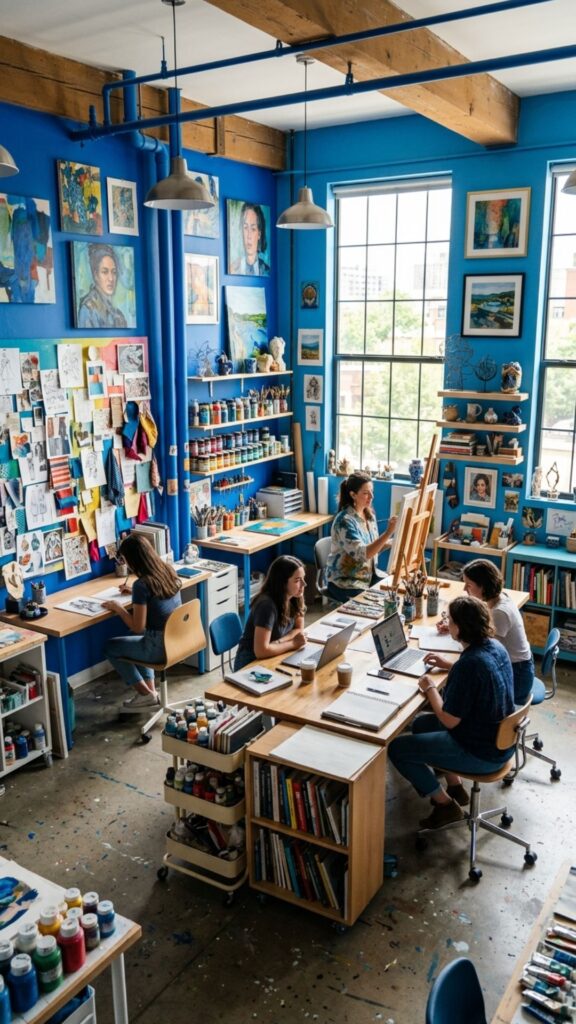 18. Create a Blue Creative Studio