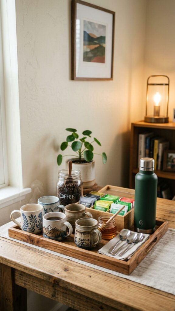 18. Create a Coffee or Tea Station