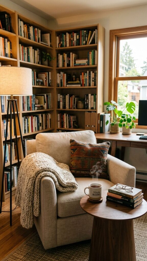 18. Create a Cozy Reading Corner