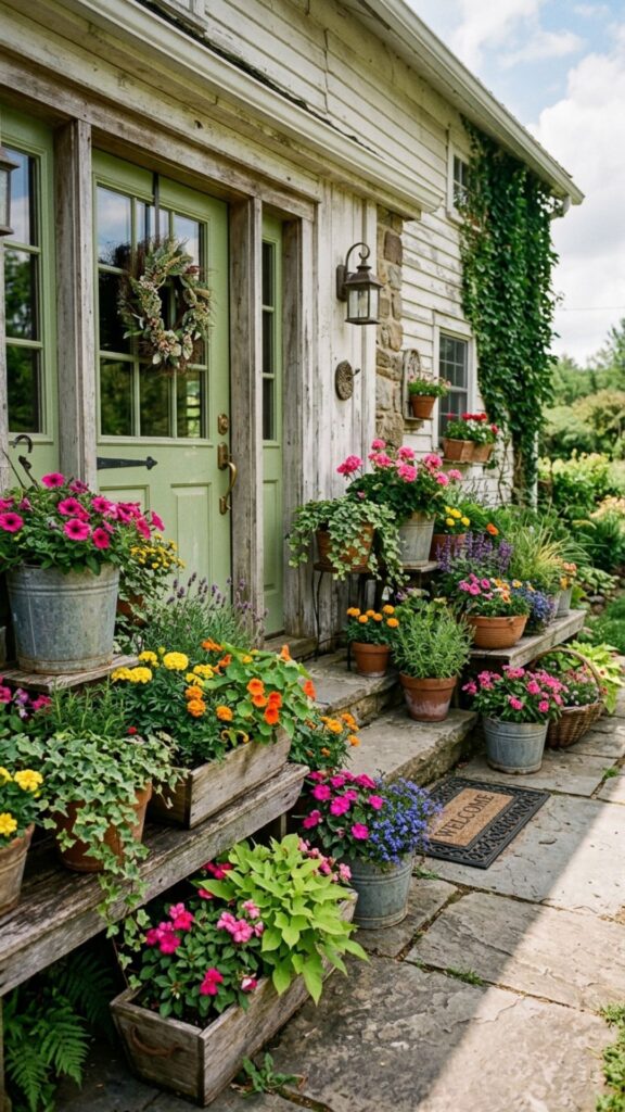 18. Create a Layered Planter Display