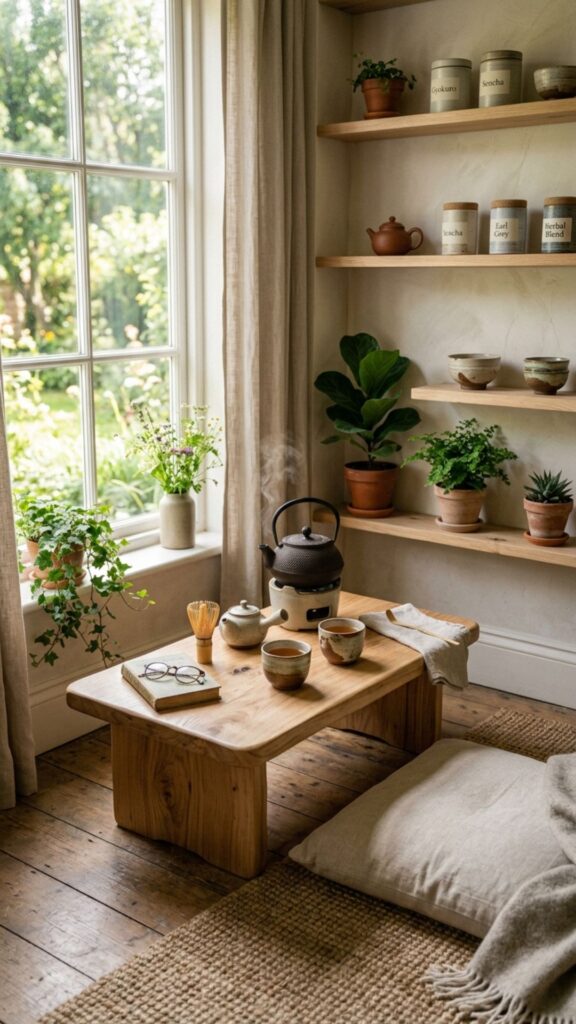 18. Create a Tea Corner or Beverage Nook