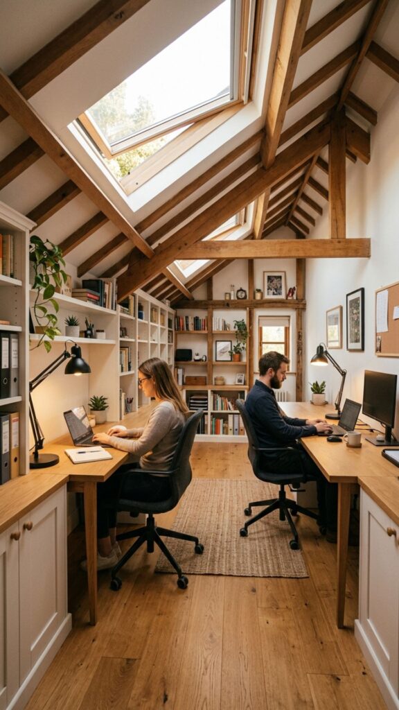 18. Create a Two-Person Attic Office