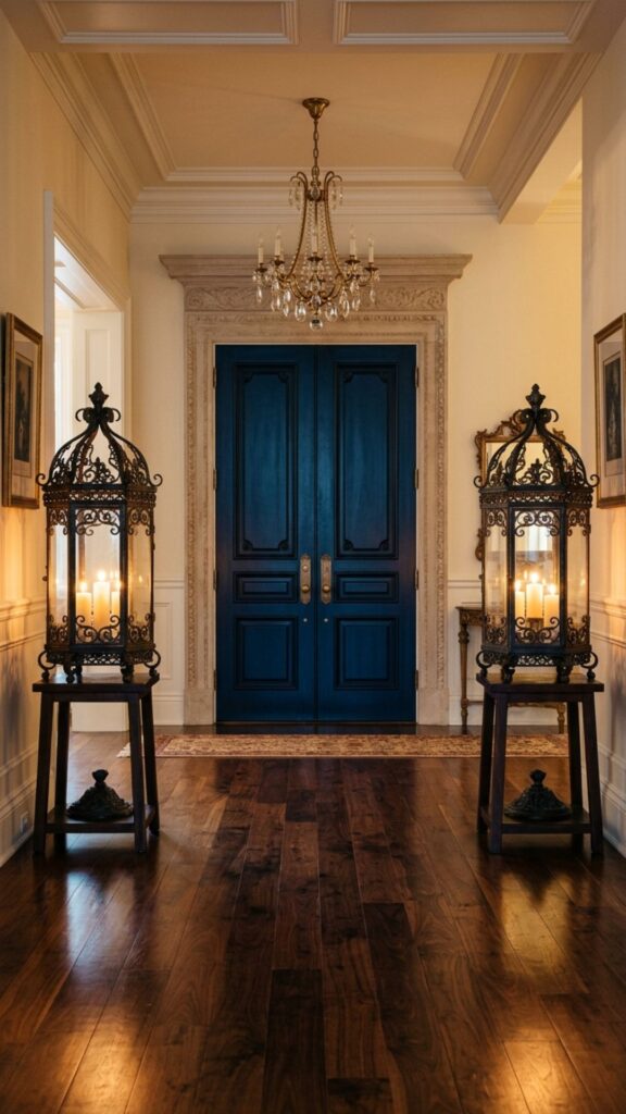 18. Feature Oversized Lanterns on the Floor