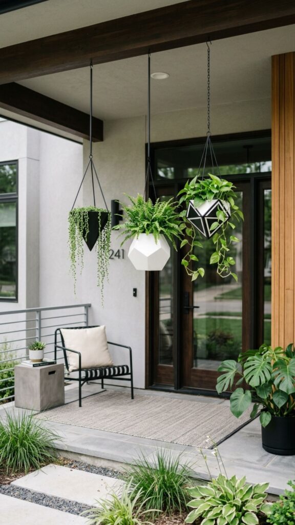 18. Go Modern with Geometric Planters