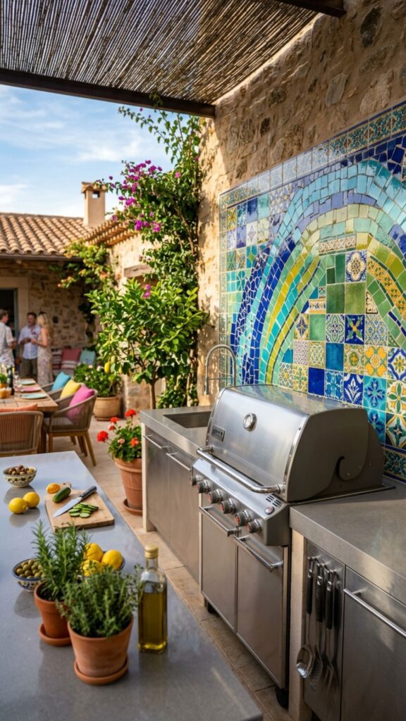 18. Install a Backsplash With Tile