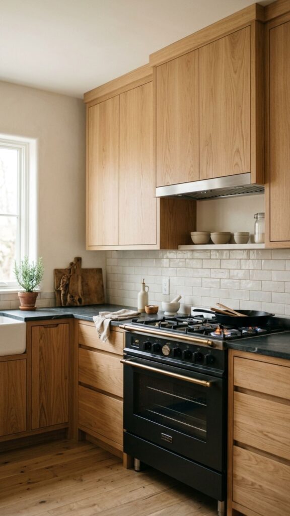 18. Minimal Farmhouse Cabinet Style