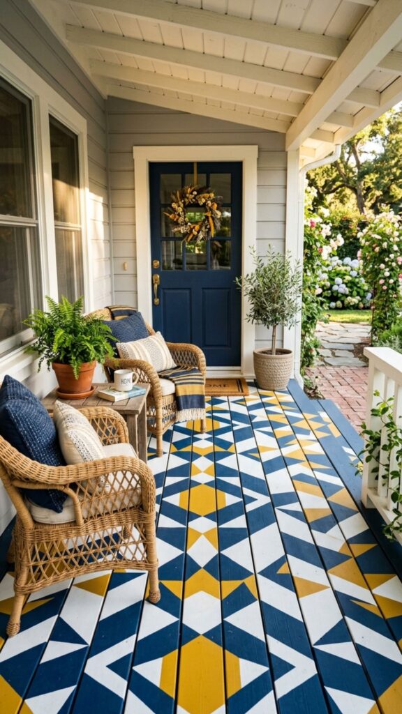 18. Paint the Porch Floor for Impact