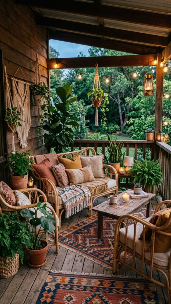 18. Style a Boho-Inspired Retreat