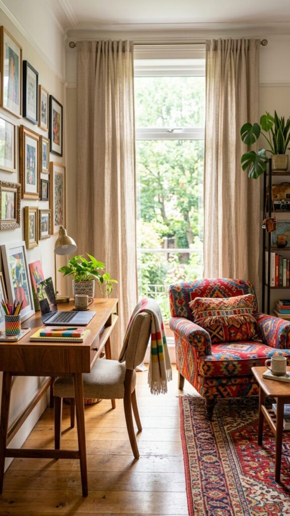 18. Use Curtains to Add Softness