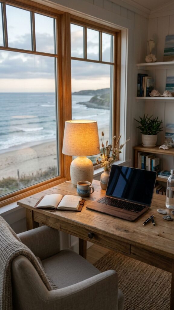 18. Use Simple Coastal Lighting